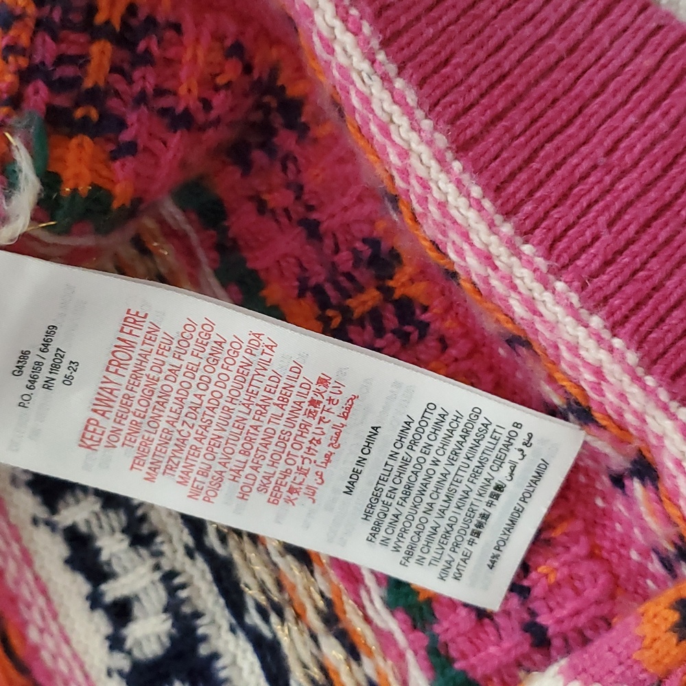Mini Boden Girls Halloween Fair Isle Button Front Sweater Cardigan Sz6-7 - Picture 6 of 8
